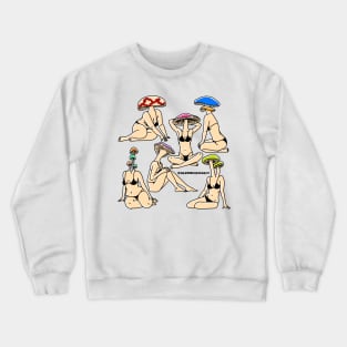 Mushroom Lady Pack Crewneck Sweatshirt